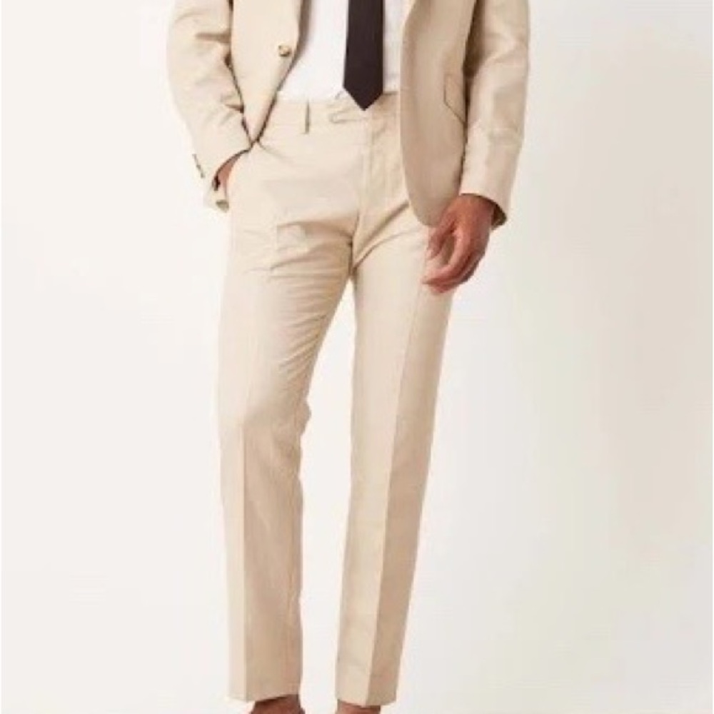 ASOS Men’s Cream Dress Trousers